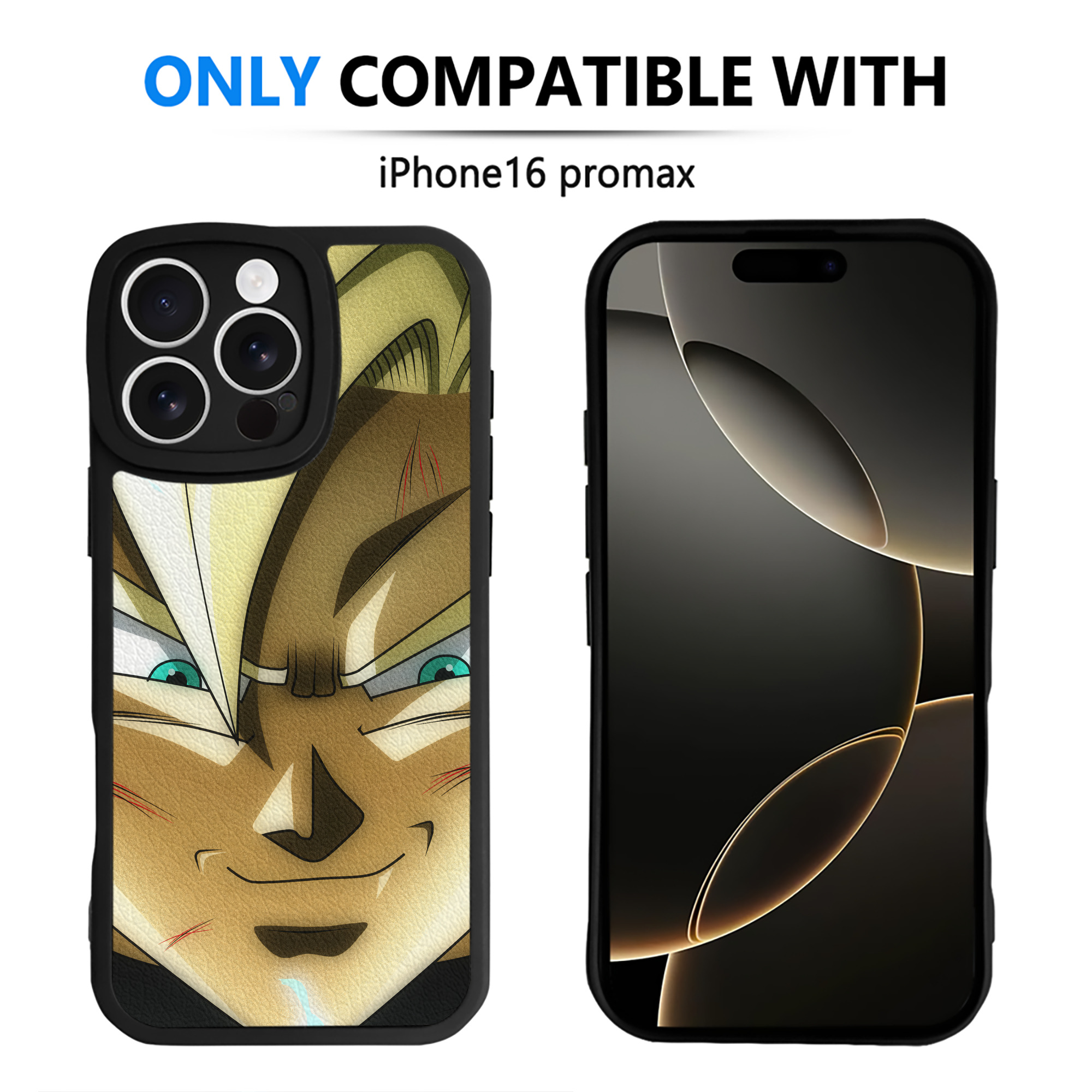 （画像用） ドラゴンボール DRAGON BALL 【iPhone 16シリーズ対応】シリコンスマホケース（レザー調） 材質：シリコン